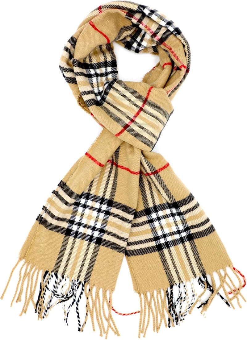 Achillea Cashmere Feel Tartan Plaid Scarf - Classic Winter Scarf for Men & Women, Scottish Heritage Holiday Gift - Image 1